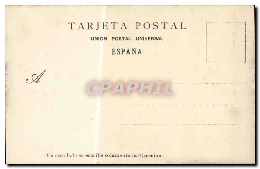 San Sebastián: El Gran Casino — Fotografie von Otero, Fototipia de la Viuda de Laborde, Tolosa - Rückseite