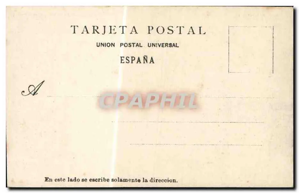 San Sebastián: Paseo de la Concha — Photographie de Otero, éditée par Pototipia de la Viuda de Laborde, Tolosa. - Rückseite