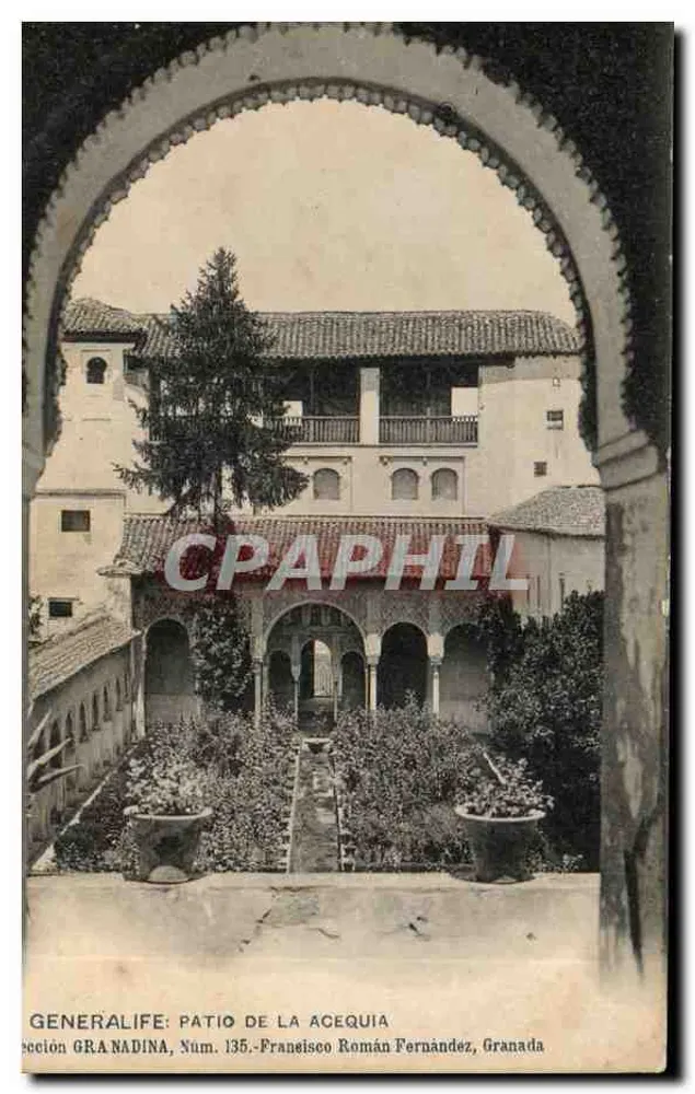 Patio de la Acequia — Granada — Francisco Román Fernández, Nr. 135 - Vorderseite