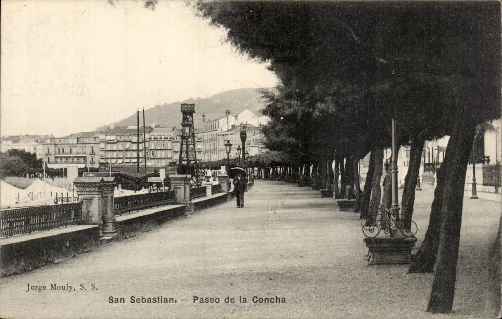 San Sebastián — Paseo de la Concha — Jorge Mouly, S. S. - Vorderseite