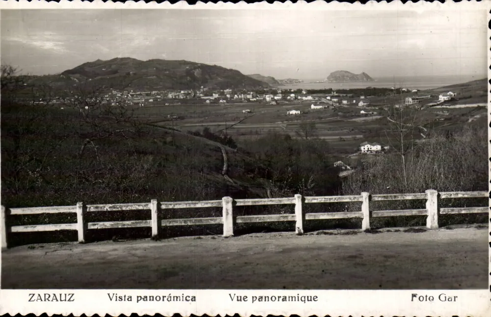 Zarautz — Panoramablick — Foto Gar - Vorderseite