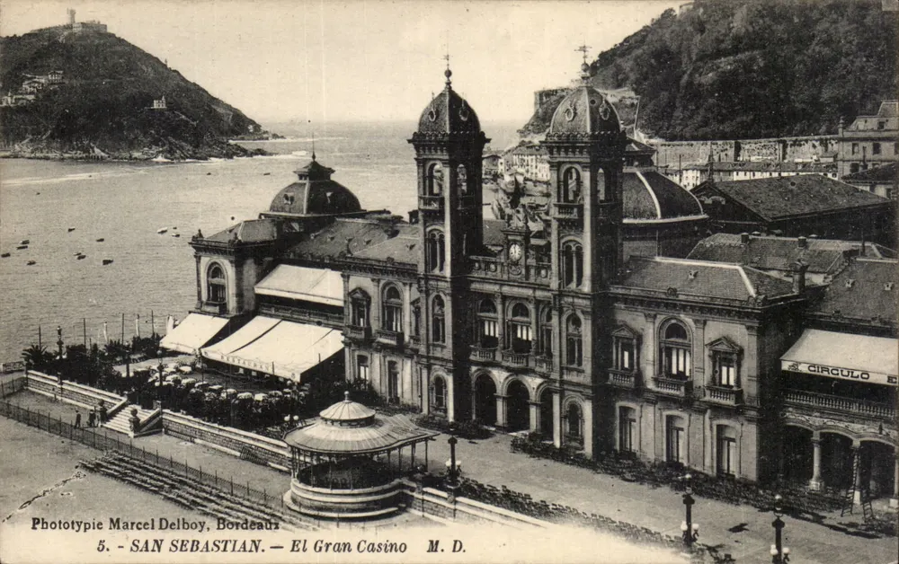 San Sebastián — El Gran Casino — Phototypie Marcel Delboy, Bordeaux - Vorderseite