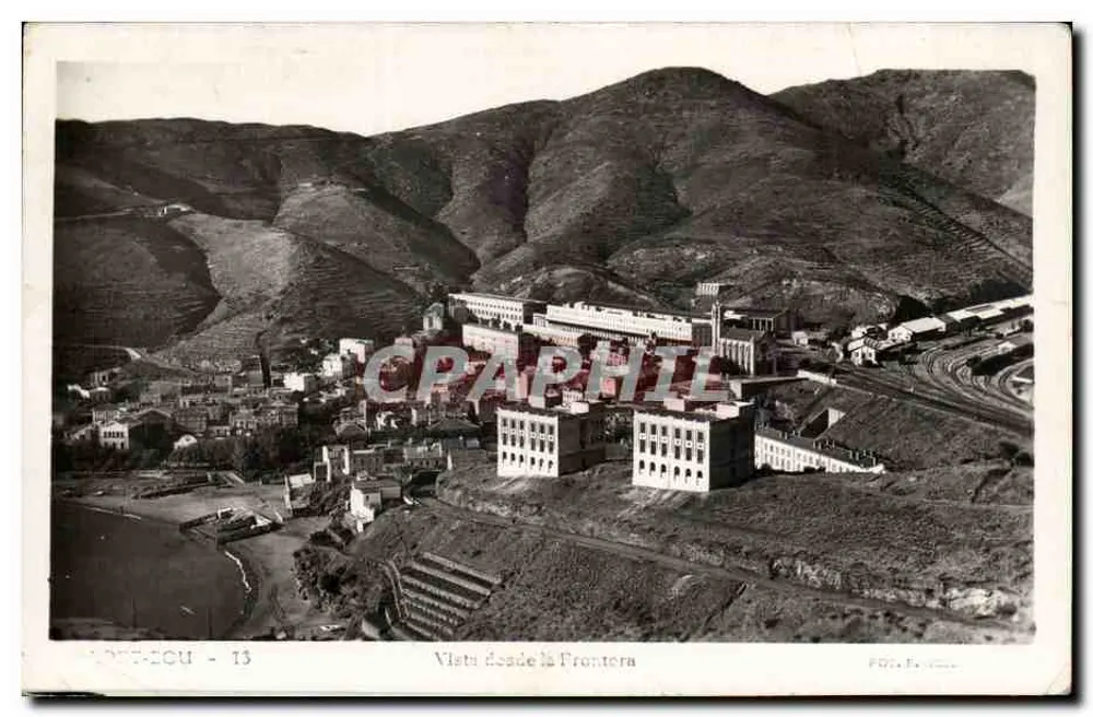 Ausblick von der Grenze — Montecuccu — Verlag P. E. Vell, Nr. 13 - Vorderseite