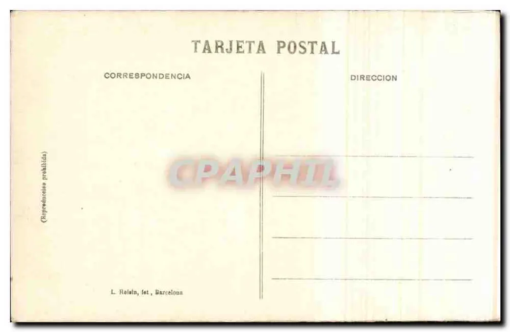 Valencia - La Lonja — publisher L. Reislin, Barcelona, n°7 - Back
