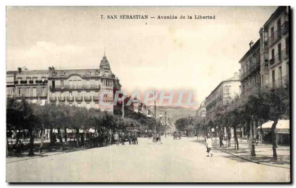 San Sebastián — Avenida de la Libertad — Mayor Hermanos - Vorderseite