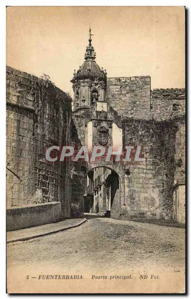 Fuenterrabía — Puerta principal — ND Fot. - Anverso