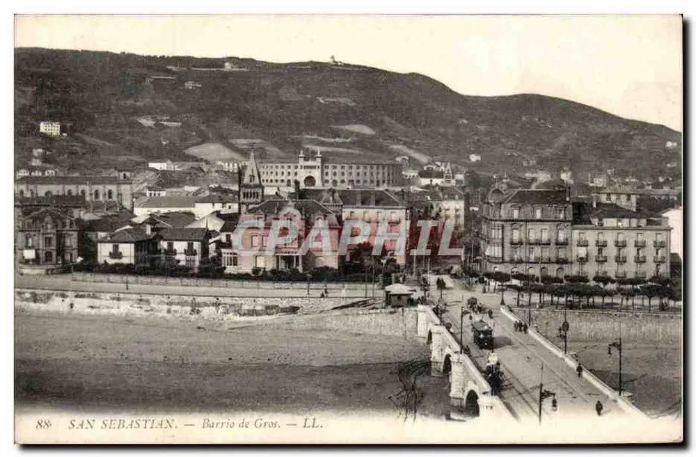 San Sebastián — Barrio de Gros — LL. - Vorderseite