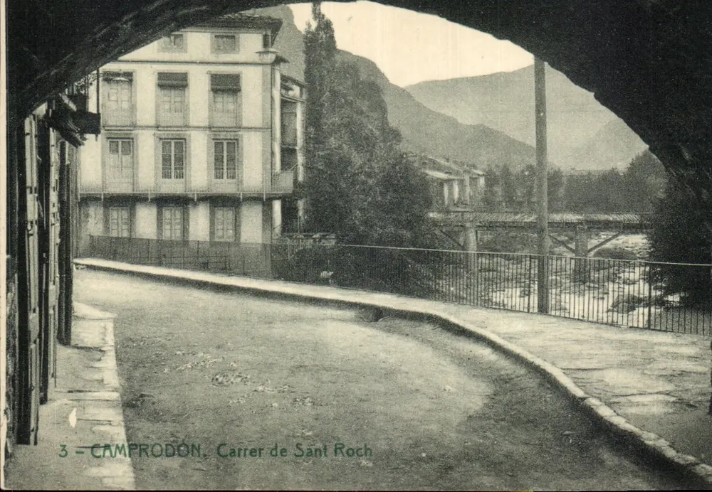 Campredon — Carrer de Sant Roch — Phototypia Thomas, Barcelona, n° 3046 - Vorderseite