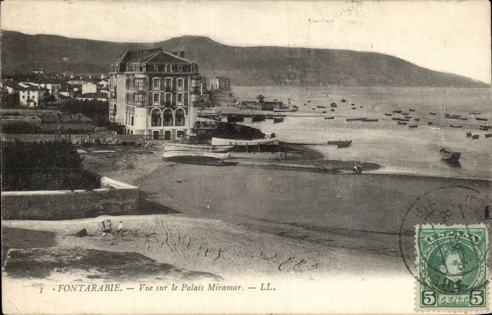 Fontarabie — Ansicht des Palastes Miramar — LL. - Vorderseite