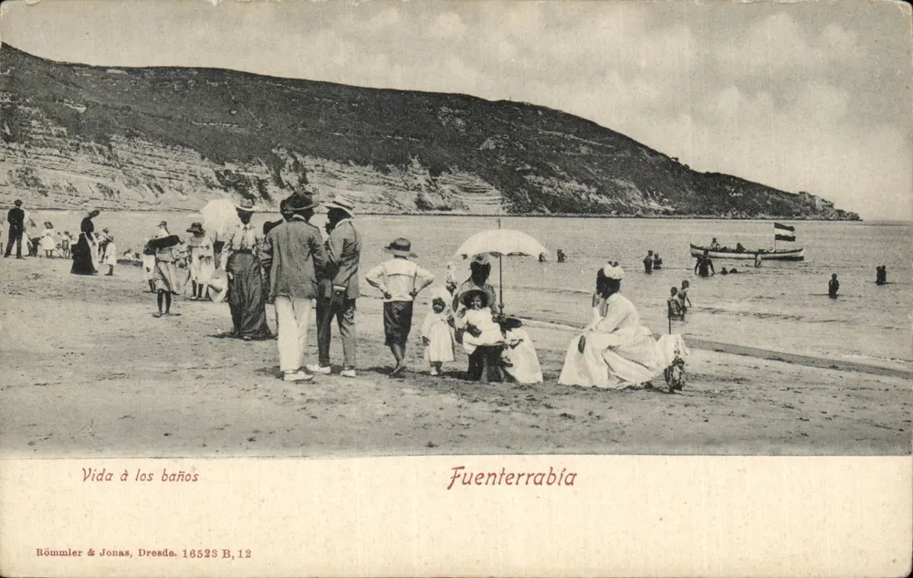 Vida à los baños — Fuenterrabía — Römmier & Jonas, 16523 B,12 - Vorderseite