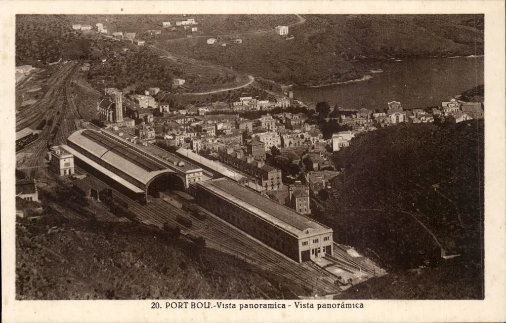 Port Bou — Panoramablick — L. Roisin, Foto. Barcelona, Nr. 3.425 - Vorderseite