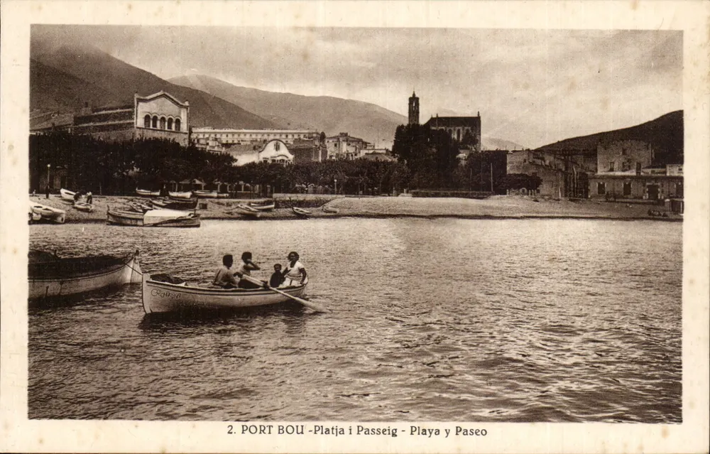 Port Bou — Platja i Passeig — Playa y Paseo — L. Roisín, fot. — Barcelona - Vorderseite