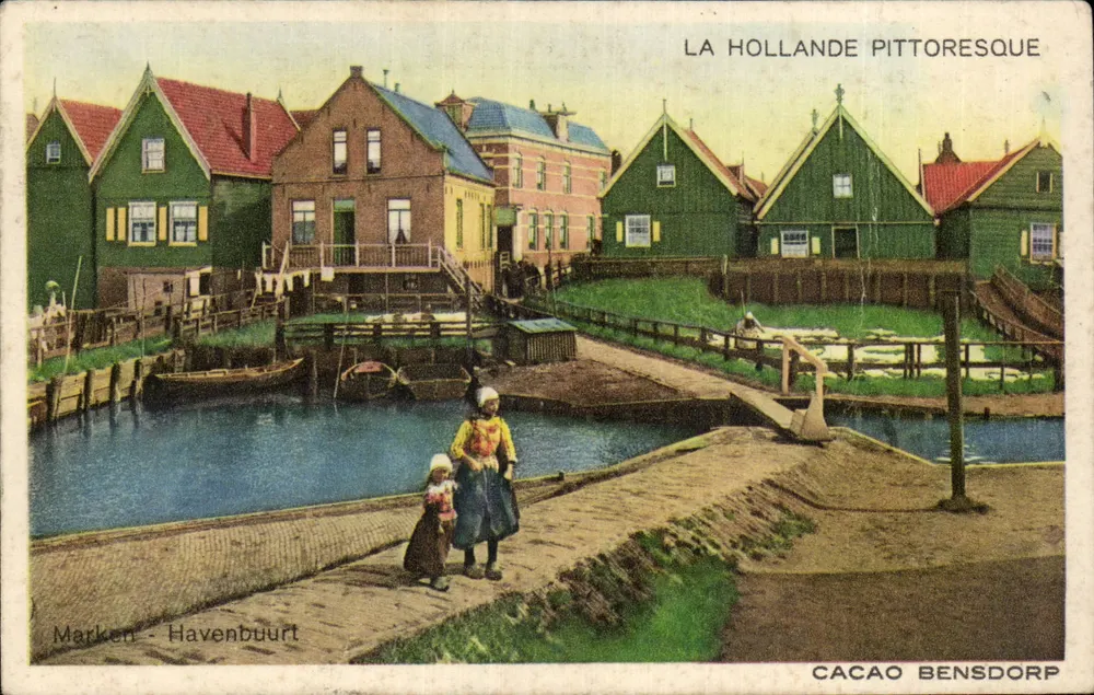 Marken - Havenbuurt — Pittoreskes Holland — Cacao Bensdorp - Vorderseite