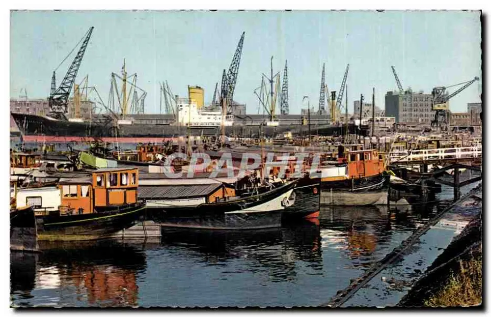 Rotterdam — Vista do porto — Geb. Spanjerbe N.V., Rotterdam - Frente