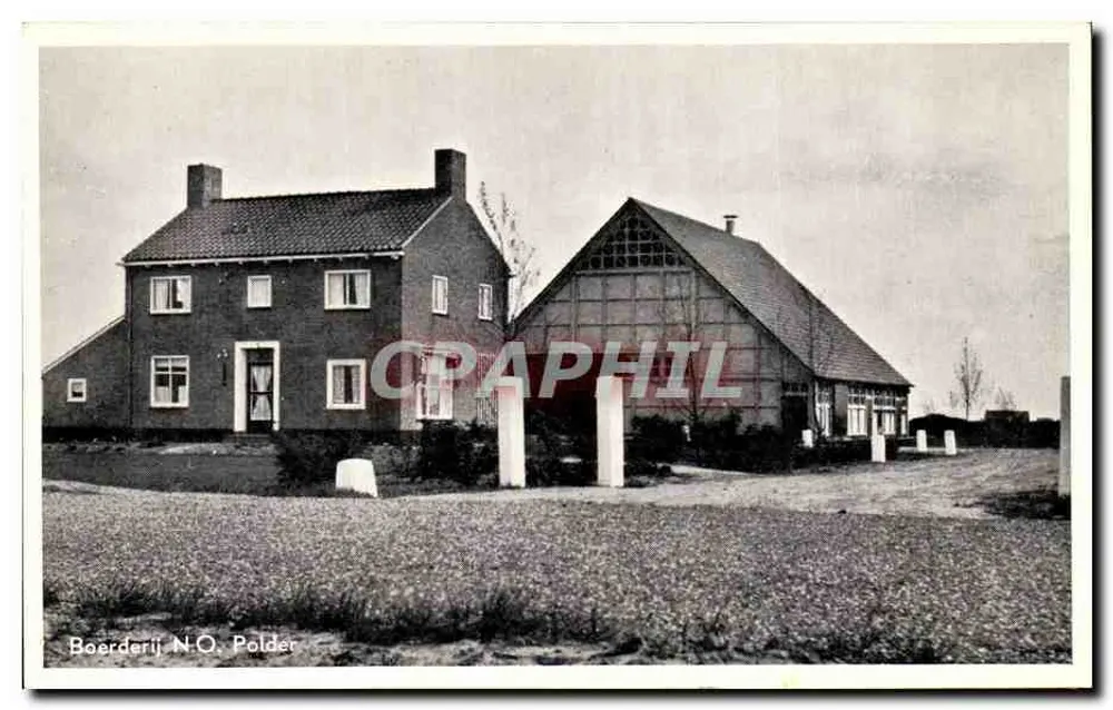 Landwirtschaft N.O. Polder — Niederländische ländliche Landschaft — Verlag unbekannt - Vorderseite