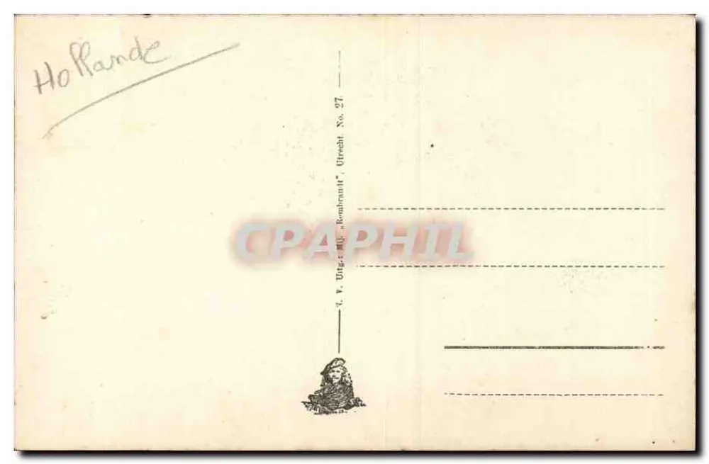 Middelburg. Hotel de Abdij — Verlag T. V. Uitgeverij 'Rombrant' — Nr. 27 - Rückseite
