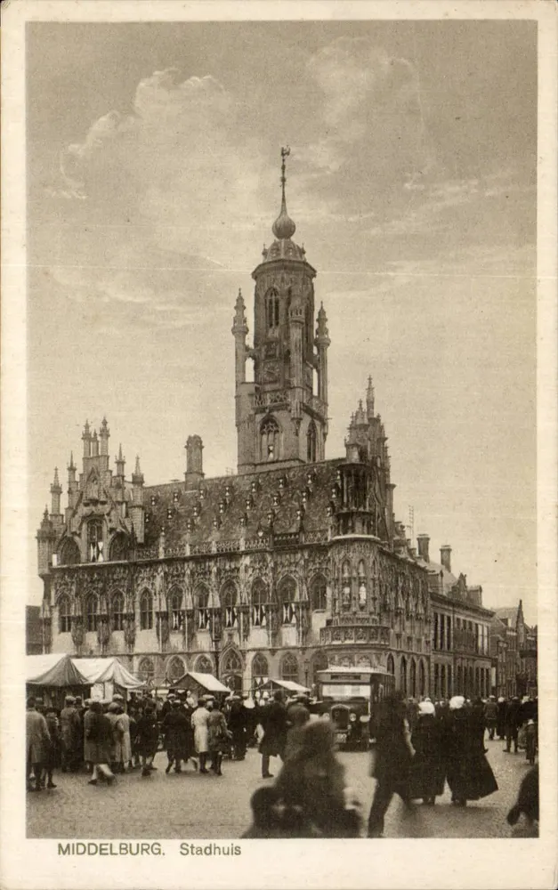 Middelburg. Stadhuis — Verlag M. V. Uig, Utrecht, Nr. 10 - Vorderseite