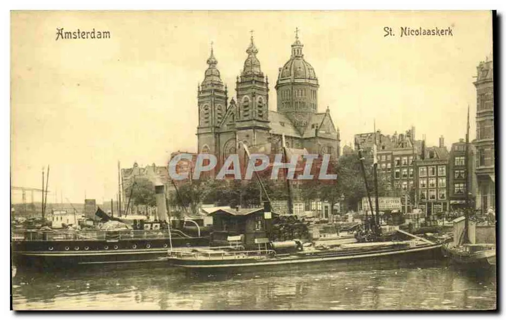 Amsterdam — St. Nicolaaskerk — Verlag A. J. Nuss, Amsterdam - Vorderseite
