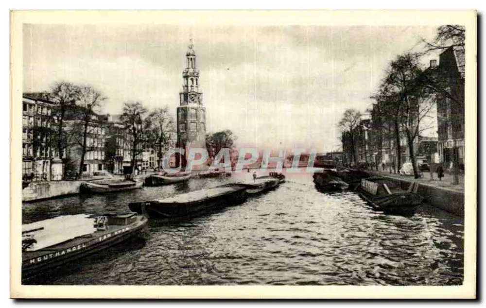 Amsterdam — Montelbaanstoren — Amsterdam Montelbaanstoren - Vorderseite