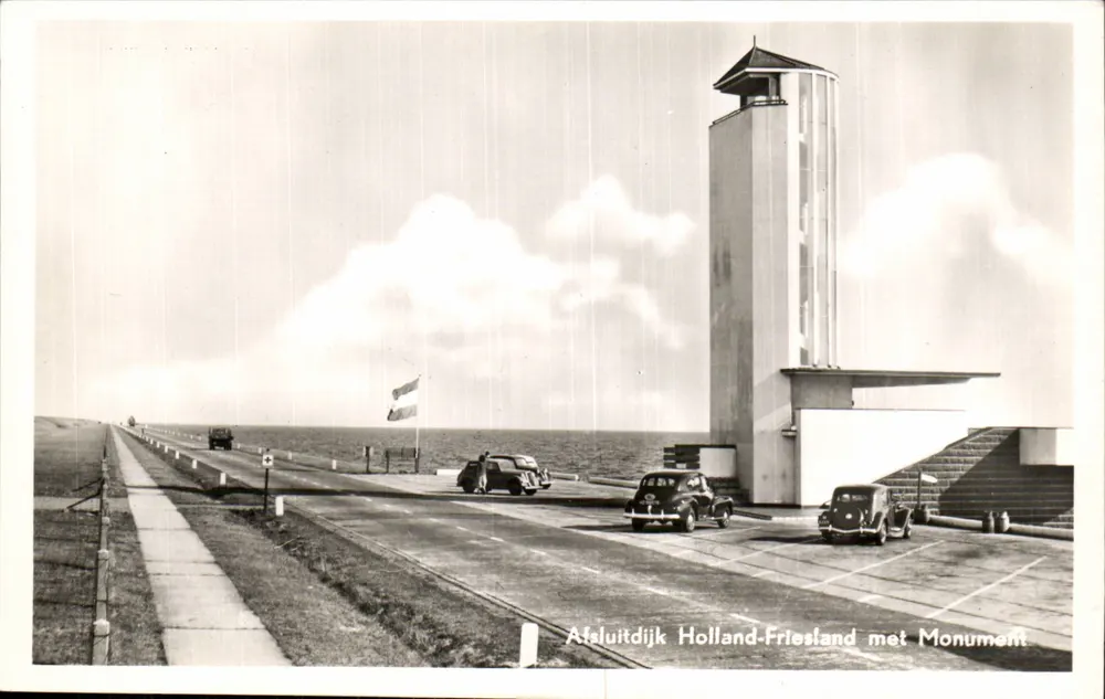 Atsluitdijk Holland-Friesland — Monument — Verlag Th. F. Conijn, n° 1254 - Vorderseite