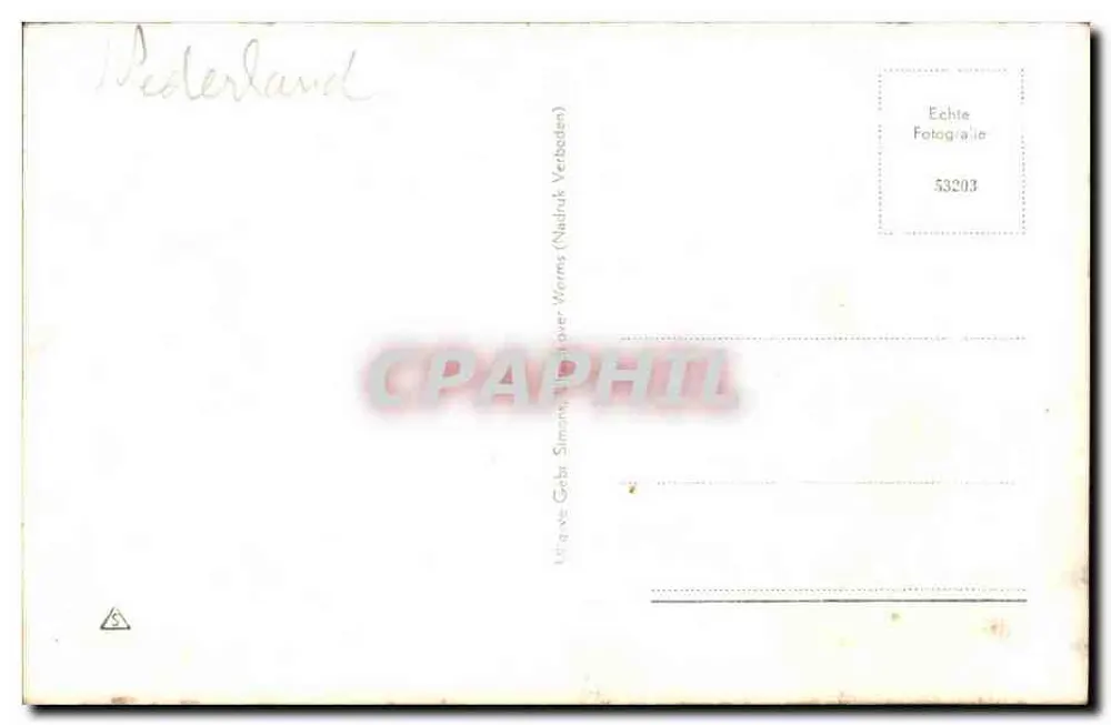 Epen (Z.L.) — Bij het Bruggetje — Echte Fotografie, Serie 53203 - Rückseite