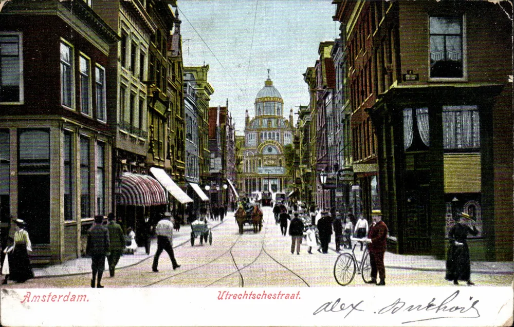 Amsterdam — Utrechtsestraat — Alex. Duthoir - Vorderseite