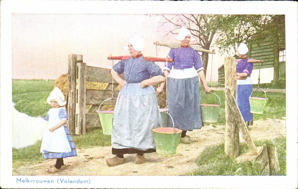 Melkvrouwen (Volendam) — Milchmädchen - Vorderseite