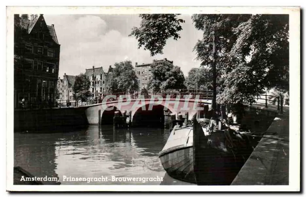 Amsterdam, Prinsengracht-Brouwersgracht — Verleger J.G. van Agtmaal, n°30 - Vorderseite