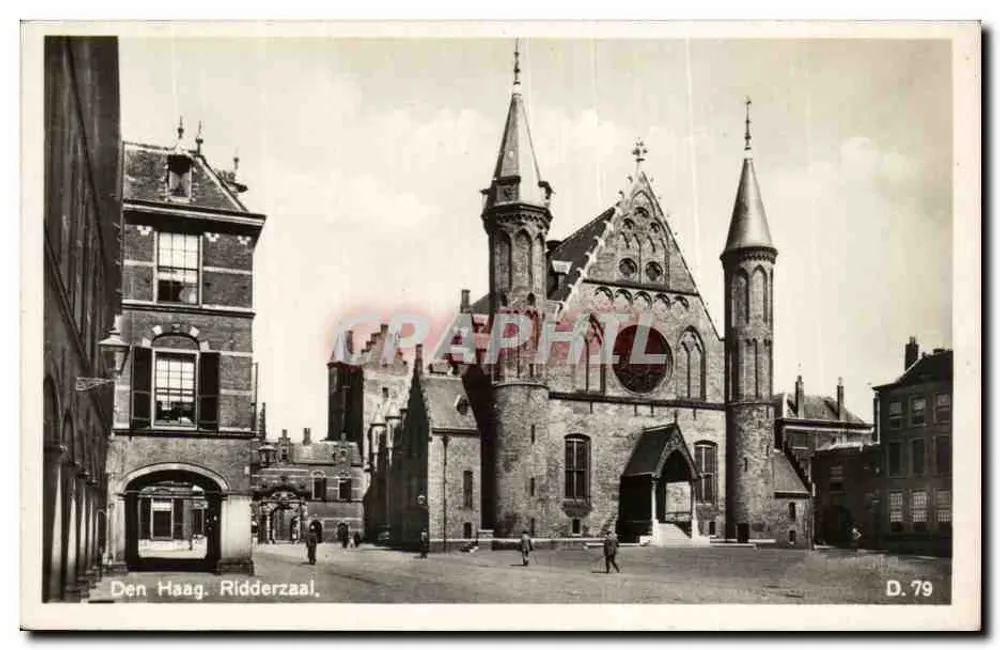 Den Haag. Ridderzaal — editor GraphphTL, número de série D.79 - Frente