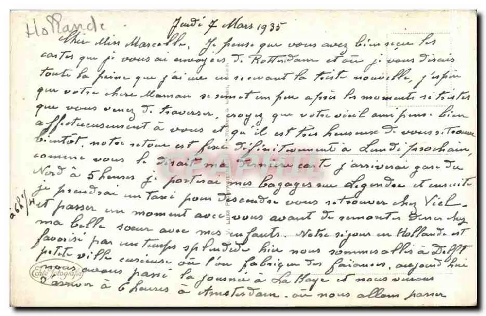 Den Haag. Ridderzaal — editor GraphphTL, número de série D.79 - Verso