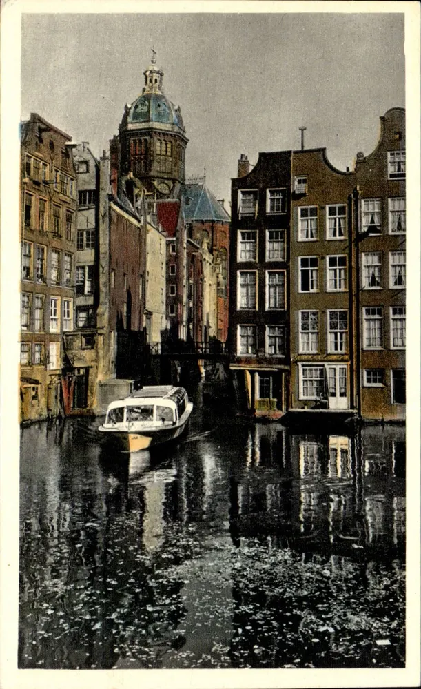 Amsterdam, O.Z. Kolk mit St. Nicolaaskerk — 316 - Vorderseite