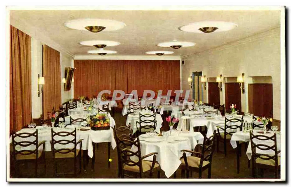 Sala da pranzo di un hotel-café — Hotel-Café-Restaurant "HET WITTE PAARD" — Rotterdam Zuid - Recto