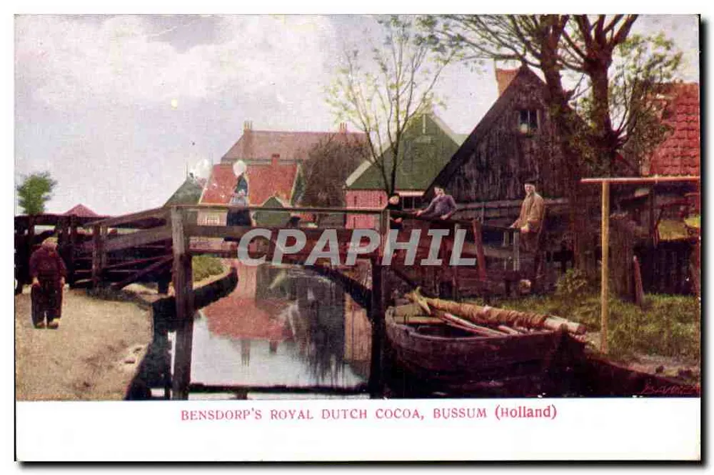 Bensdorp's Royal Dutch Cocoa, Bussum (Holland) — Werbung für Produkt — Verlag nicht sichtbar - Vorderseite