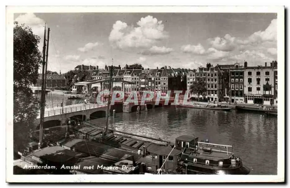 Amsterdã, Amstel com Magere Brug - Frente