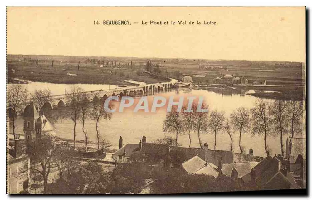 Beaunecey — O Ponte e o Vale da Loire — Duguet e C°, editores. - Frente