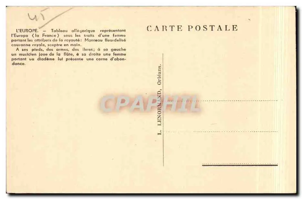 Beaugency (Loiret) — Stickereien des Rathauses (17. Jahrhundert) - Rückseite