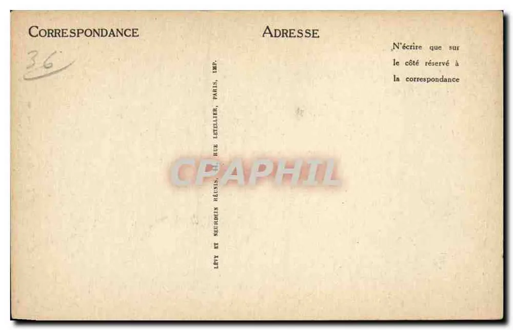 Châteauroux — A Berrichonne (estátua de Verlet) — LL. - Verso