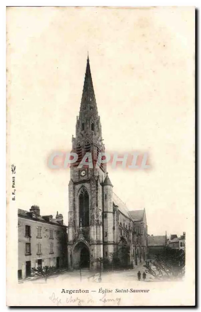 Argenton — Kirche Saint-Sauveur — B. F. Paris - Vorderseite