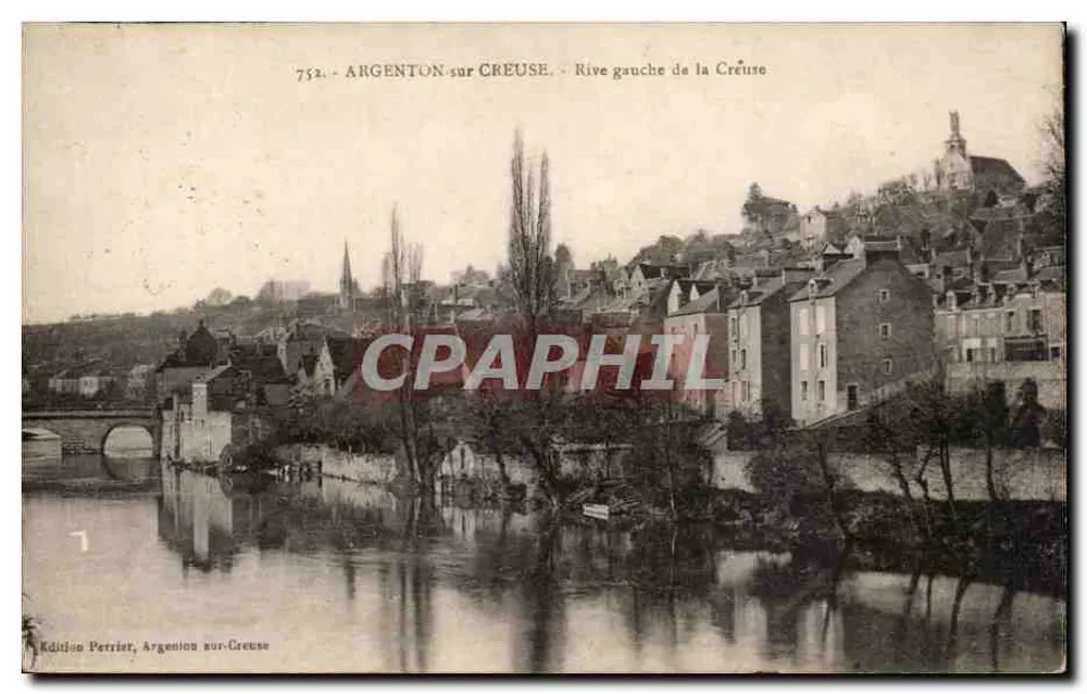 Argenton-sur-Creuse — Ribeira esquerda da Creuse — Edição Parriat, Argenton-sur-Creuse - Frente