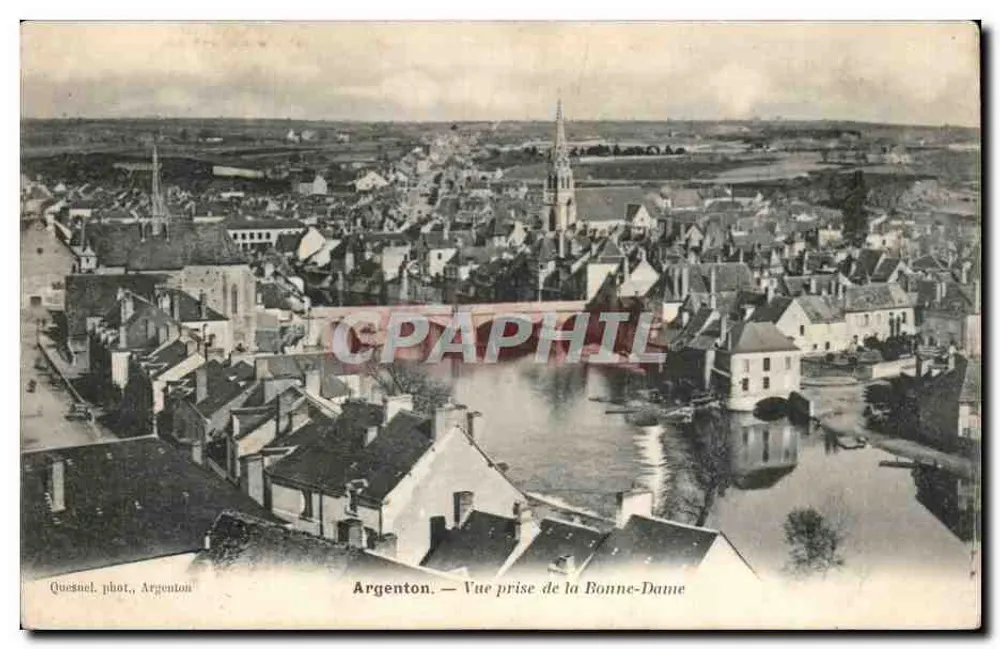 Argenton — Aussicht vom Bonne-Dame — Quesnel phot., Argenton - Vorderseite