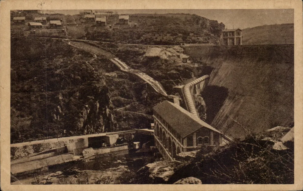 Die Creuse pittoresque — Der Staudamm, die Schleusen (Linker Ufer) — Verlag Robinet-Guillot, Châteauroux, M691 - Vorderseite
