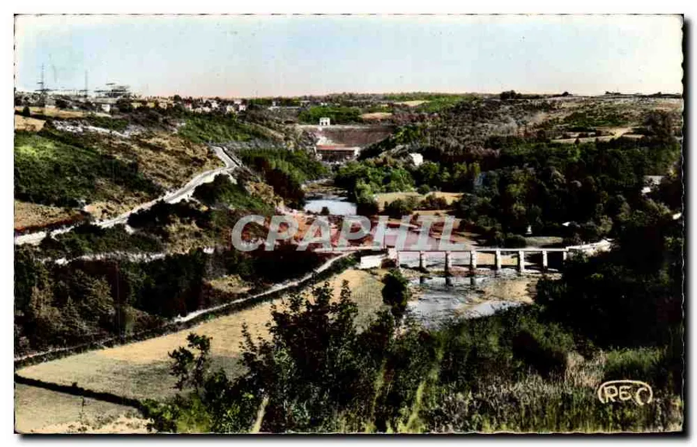 Pittoreske Creuse — Die Creuse am Pont des Piles und am Staudamm Éguzon — M. Roussel, ChâteauRoux - Vorderseite