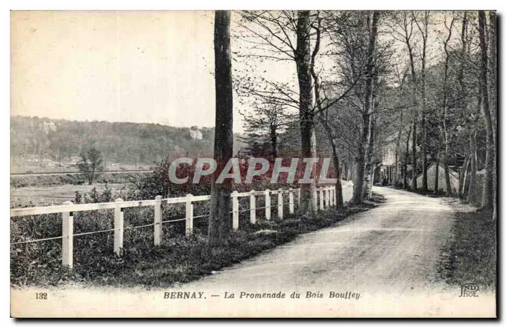 BERNAY — La Promenade del Bois Bouffey — Jhot - Anverso
