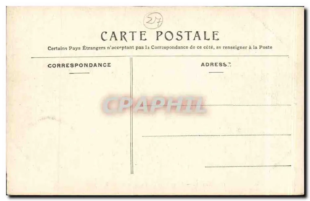 Bernay — Intérieur de l'Église de la Couture — Coll. E. P. Cl. G. Hébert - Verso