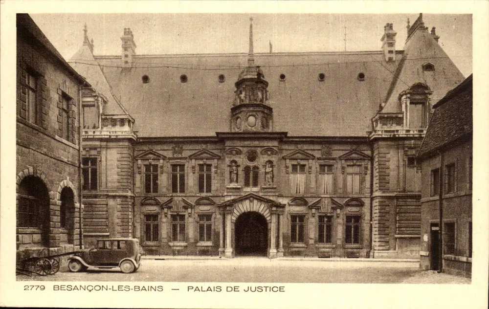 Besançon-les-Bains — Palácio de Justiça — série 2779 - Frente