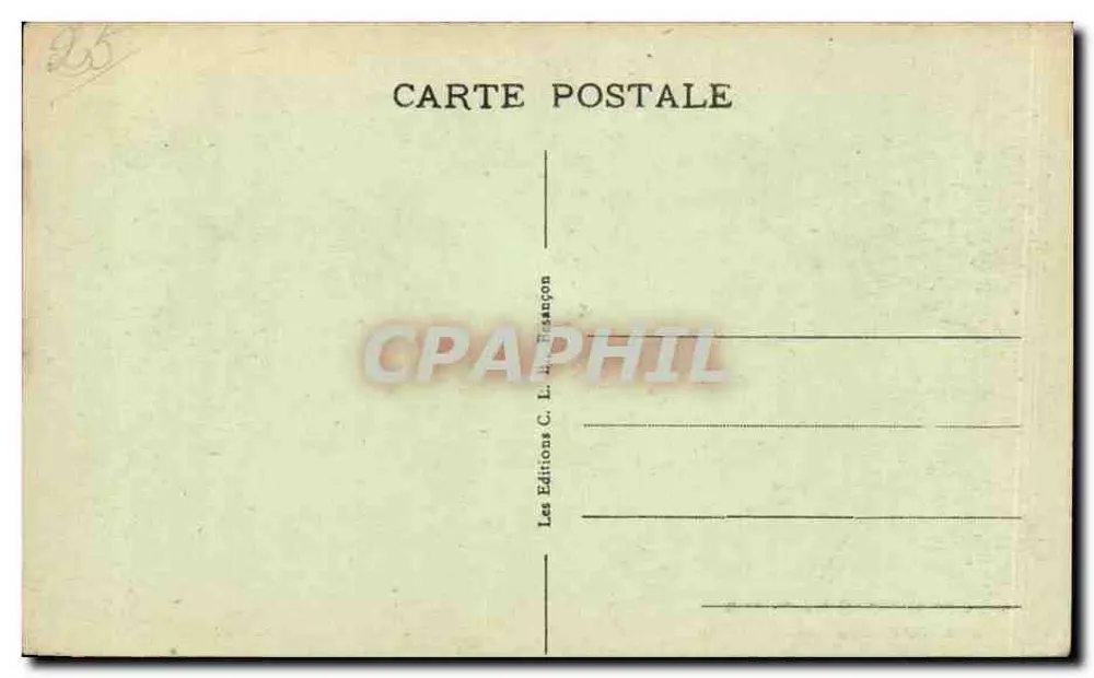 BESANÇON-LES-BAINS — Vallée di Casamène - L'Isola Malpâs — Edizioni C. L. Besançon - Verso