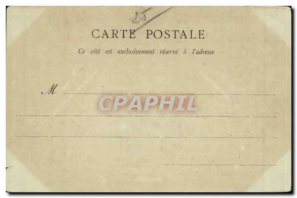 Arcier; Besançon - Wasserfälle des Alten Mühlen — Teulet fils, Édit. Besançon, n°1 - Rückseite