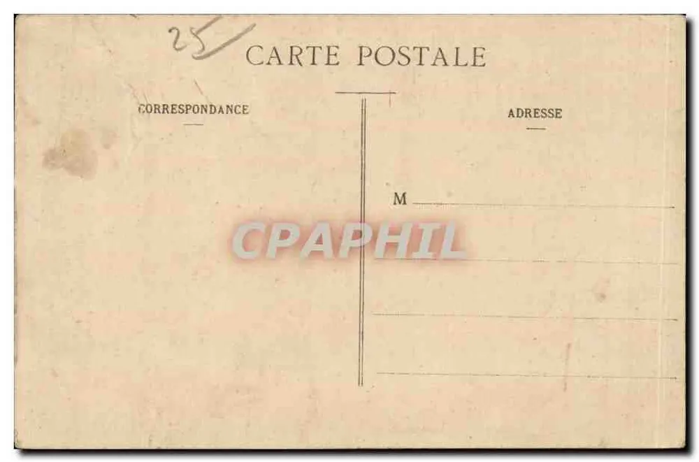 Besançon — Ansicht von Canot vom Fort Chaudanne — Édition Mauny, Rue Ballant - Rückseite