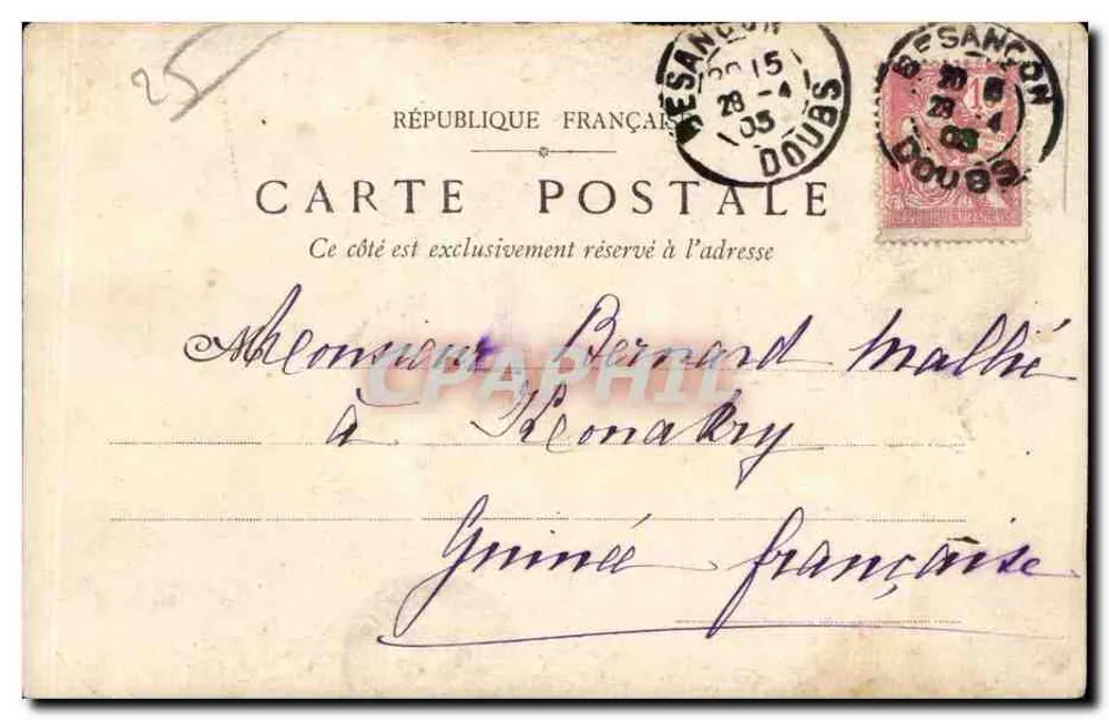 Rua Rivotte — Velho Besançon — Editor E. Idenhart, n°9 - Verso