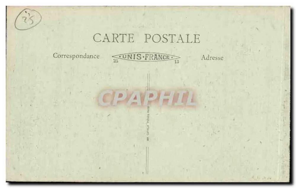 Besançon - Rathaus — Franche-Comté, Serie 79, Verlag B. F. Jour - Rückseite
